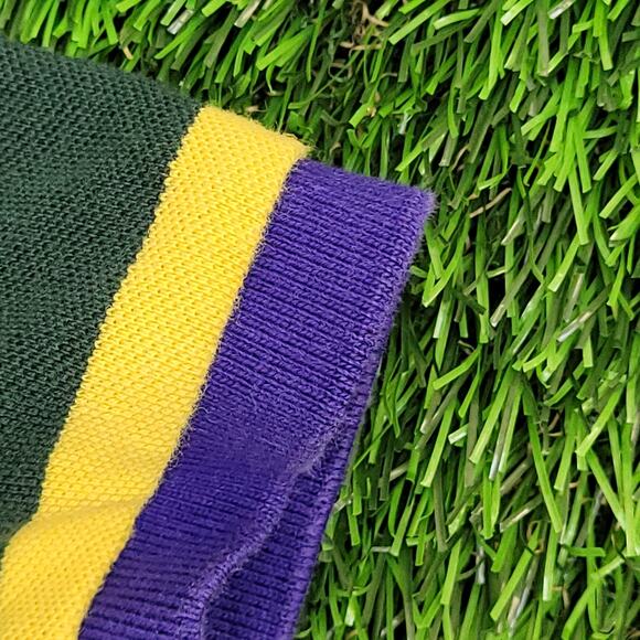 Ralph-Lauren Scribble Striped Polo Shirt S/M 18x25 Cropped - Picture 12 of 13